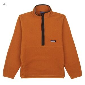 Patagonia Worn Wear M's Synchilla Marsupial Jacket #25735 VINTAGE Orange Coat XL